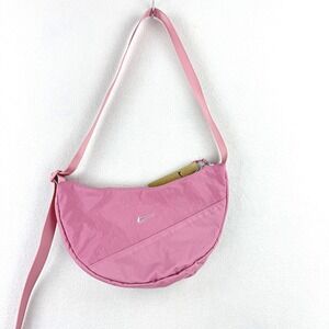 NIKE Aura Crescent Crossybody Bag Pink HQ4370, NEW